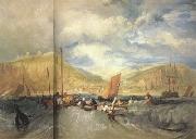 Joseph Mallord William Turner Hastings:Deep-sea fishing (mk31) oil painting picture wholesale